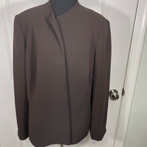 Jones Studio Brown Blazer Size 16W CB-